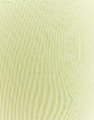 TALLY WEiJL, Light Green Basic Top for Women