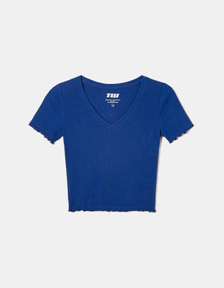 TALLY WEiJL, Basic Cropped T-shirt for Women