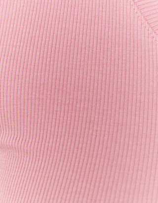 Ροζ Ruffles T-Shirt