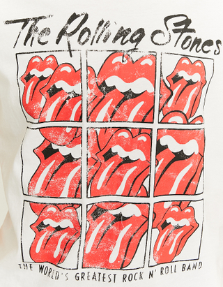 TALLY WEiJL, Maglietta Larga con Stampa Rolling Stones for Women