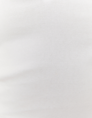 Weißes Basic T-Shirt