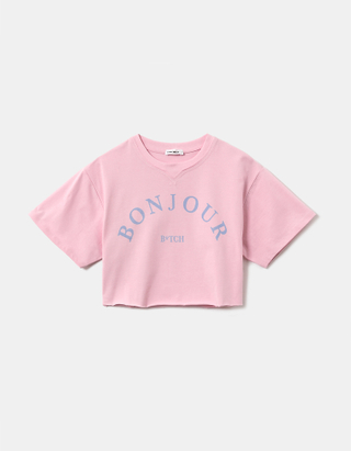 Ροζ Basic T-Shirt