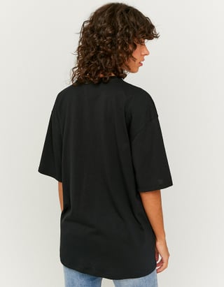 TALLY WEiJL, T-Shirt Oversize Noir for Women