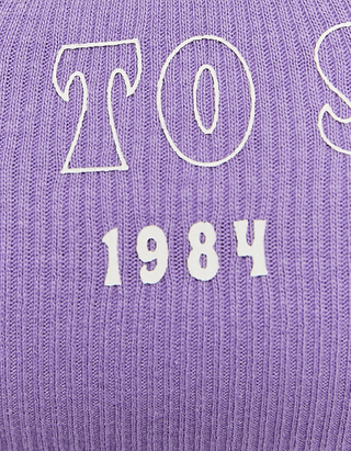TALLY WEiJL, Violettes bedrucktes T-Shirt for Women