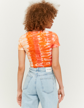 T-shirt Ruched Tie Dye