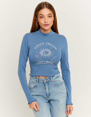 TALLY WEiJL, T-shirt Fantasia Blu for Women