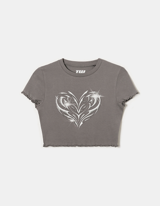 TALLY WEiJL, T-shirt Corta Fantasia for Women