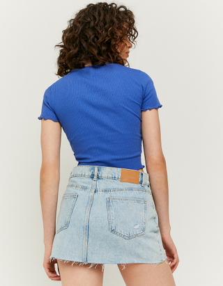 TALLY WEiJL, Blue Short Sleeves T-shirt for Women