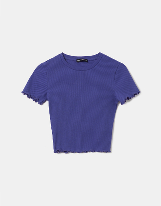 TALLY WEiJL, Blue Short Sleeves T-shirt for Women