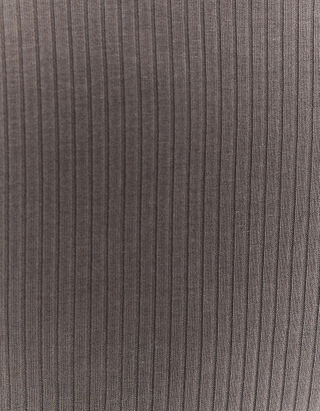 TALLY WEiJL, T-shirt côtelé basique gris for Women