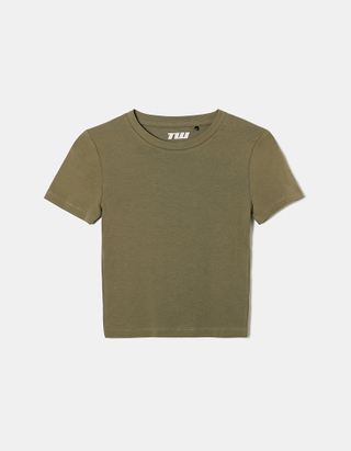 TALLY WEiJL, Geripptes Basic T-Shirt for Women