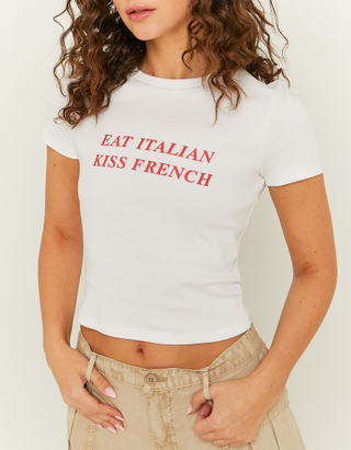 TALLY WEiJL, T-shirt Printed Λευκό for Women