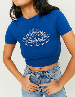 TALLY WEiJL, Μπλε T-shirt for Women