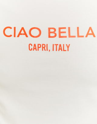 TALLY WEiJL, Maglietta Bianca con Stampa for Women