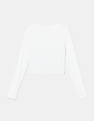 TALLY WEiJL, T-shirt blanc à manches longues for Women