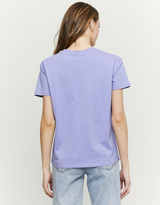 TALLY WEiJL, Purple Printed T-Shirt for Women