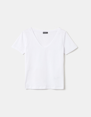 TALLY WEiJL, Weißes Basic T-Shirt  for Women