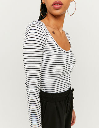 TALLY WEiJL, Ribbed Buttonned Top for Women