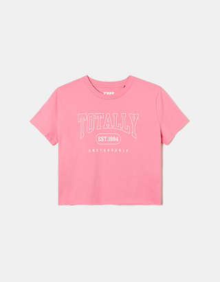 TALLY WEiJL, T-shirt Imprimé Rose for Women
