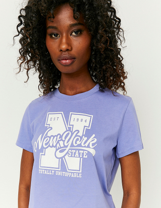 TALLY WEiJL, T-shirt Imprimé Violet for Women