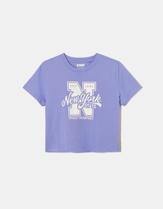 TALLY WEiJL, T-shirt Imprimé Violet for Women
