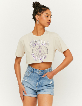 TALLY WEiJL, T-shirt Corta Fantasia for Women