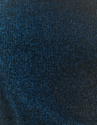 Blaue Bluse aus Lurex