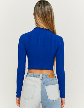 TALLY WEiJL, Blaues Party Top mit Kette for Women
