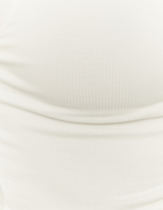 TALLY WEiJL, White  Cropped  Plain Top for Women