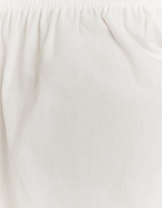 TALLY WEiJL, Weiße Kurze Bluse mit Stickereien for Women