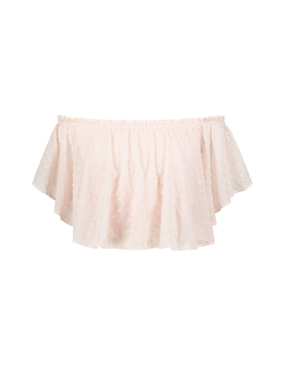 Light Pink Top with Ruffles