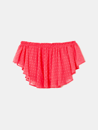Pink Top with Ruffles