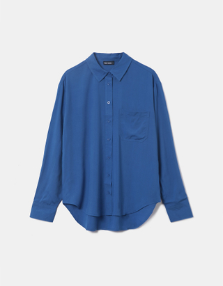TALLY WEiJL, Blaues langärmliges Hemd for Women