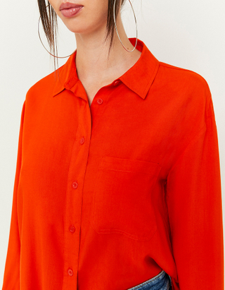 TALLY WEiJL, Chemise Manches Longues Rouge for Women