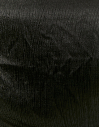 TALLY WEiJL, Black Satin Long Sleeves Crop Top for Women