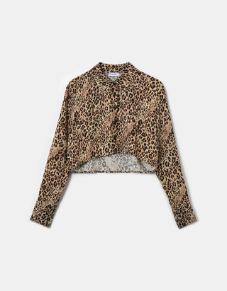 TALLY WEiJL, Cropped Printed  Shirt for Women