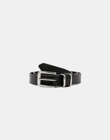 Ceinture Noire Avec Boucle Dorée | TALLY WEiJL