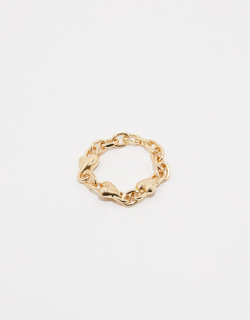 Goldenes Armband mit Herzen | TALLY WEiJL