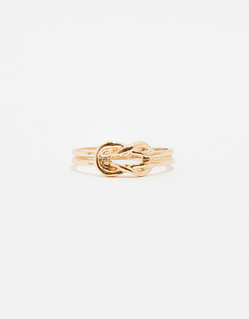 Bague Dorée Torsadée | TALLY WEiJL