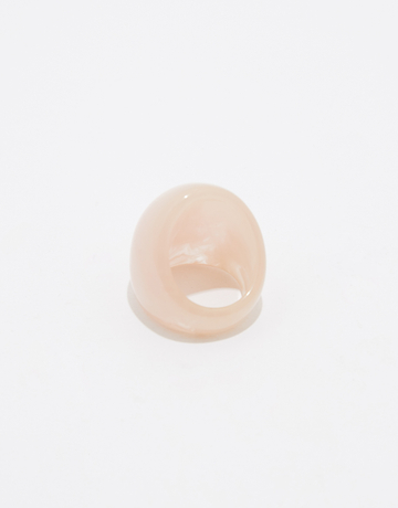White Resin Chunky Ring | TALLY WEiJL