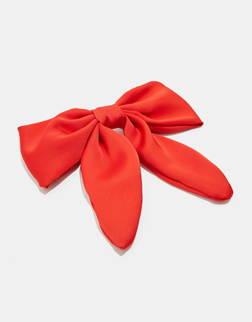 BARRETTE À CHEVEUX AVEC DÉTAIL NOEUD ROUGE | TALLY WEiJL