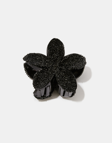 Schwarze Blumenhaarspange | TALLY WEiJL