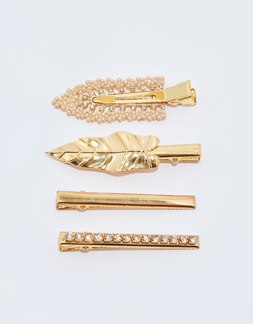 Pack of 4 Hair Pins with Strass | TALLY WEiJL