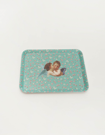 Tablett aus Bambus mit Engel-Aufdruck | TALLY WEiJL