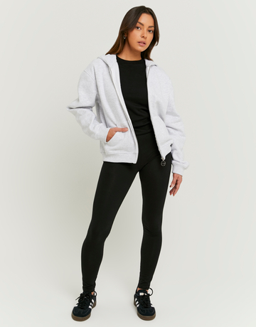 Schwarze High Waist Basic Leggings | TALLY WEiJL