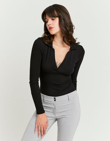 Body Nero con Scollo a V | TALLY WEiJL