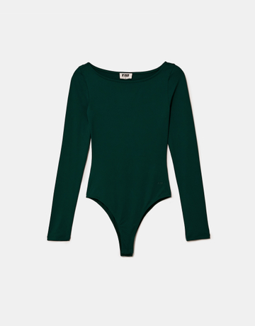 Green Basic Bodysuit | TALLY WEiJL