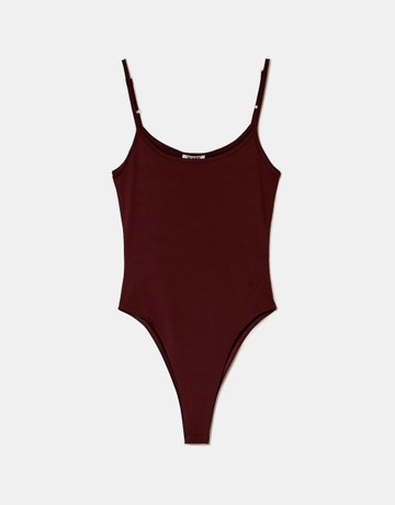 Basic Burgundy Bodysuit | TALLY WEiJL