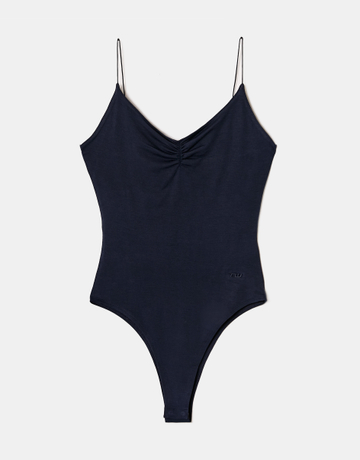 Blauer Figurbetonter Body | TALLY WEiJL