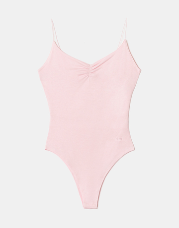 Rosa Figurbetonter Body | TALLY WEiJL